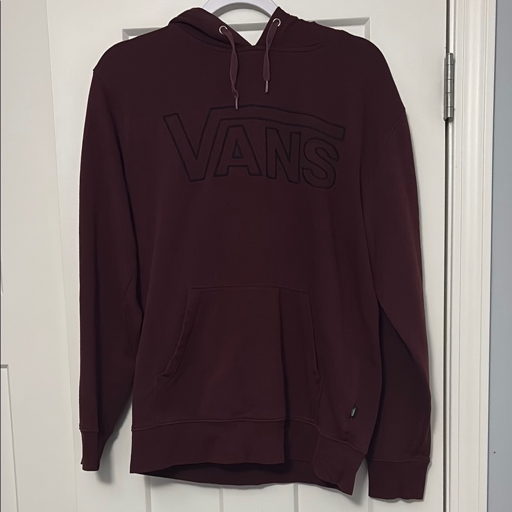 VANS men’s maroon hoodies size: small